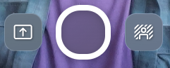 Record button before video recording