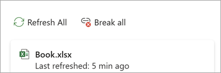 Screenshot that shows Break all.
