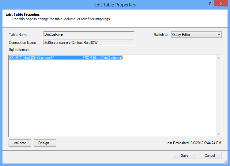 SQL Query using the default, shorter syntax