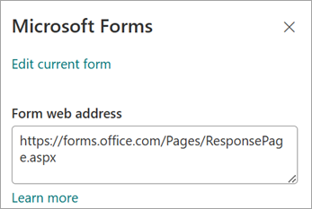 Select Edit current form