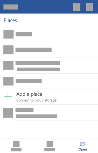 Select Add a place