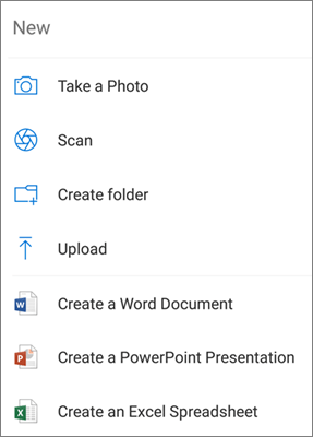 Upload to OneDrive.