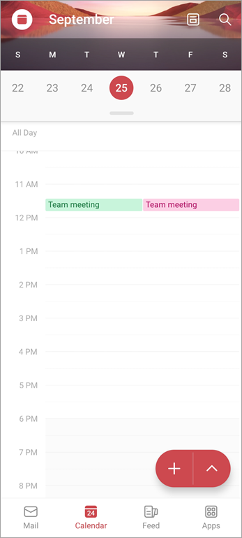 Your personal calendar should show the group event after you add it.