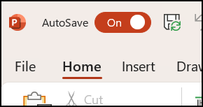 The AutoSave Toggle in Office