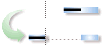Move end of completed task parts after status date back to status date