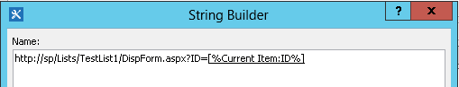 Inserting Hyperlink for List Item 4