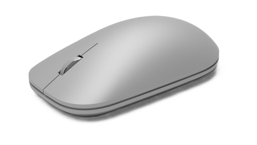 Angled top and side view of Surface Mouse