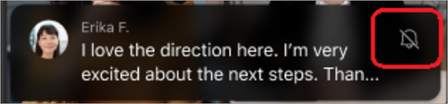 Image showing a mobile screen with a snoozed chat preview at the bottom.