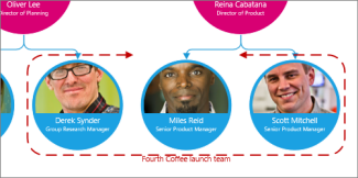 Screenshot of Team frame