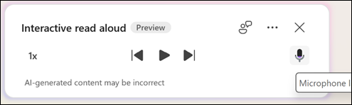 To ask Copilot document related questions, click the Mute button.